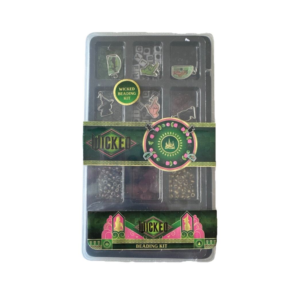 Wicked Beading Kit Charm Bracelet DIY Craft Set Universal Studios New Sealed